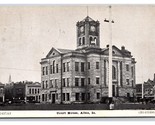 Monroe Contea Tribunale Casa Albia Iowa Ia DB Cartolina Y5 - $5.62