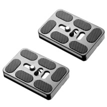 Neewer 2 Pieces Metal PU-60 60 Millimeter Universal Quick Shoe Plate with 1/4 in - £27.96 GBP