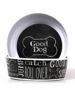 2 Count Tarhong Good Dog Dishwasher Safe Small Dog Bowls - £19.65 GBP
