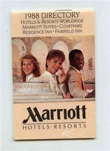 1988 Marriott Worldwide Directory Hotels Resorts Suites Courtyard Fairfield - £17.05 GBP