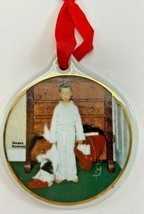 Norman Rockwell Holiday Collector Series 1999 Porcelain 14K Gold Trim Or... - £14.07 GBP