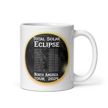 2024 Total Solar Eclipse Coffee Mug Concert Themed Tour Major US Cities Path - £15.92 GBP+