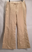 Gucci Womens Silk Pants Beige 46 Made in Italy - $198.00