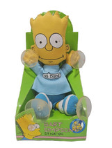 Bart Simpson Window Suction Cup Plush Stick-On 8” DanDee Toy 1990 Vtg New - $14.80