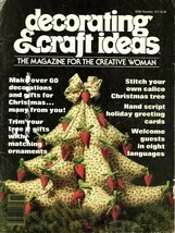 Decorating and Craft Ideas Magazine For Creative Women November 1977 Vintage - £5.13 GBP