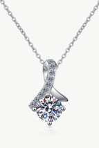 Unique and Chic Moissanite Pendant Necklace - £36.98 GBP