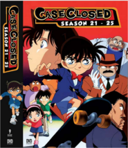 Anime DVD Detective Conan Case Temporada cerrada 21-25 Subtítulos en inglés... - £56.15 GBP