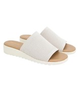 Kensie Womens Sandals Beige Slip-On Padded Lightweight Soft Upper - $53.32 CAD