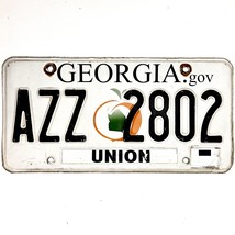  United States Georgia Union County Passenger License Plate AZZ 2802 - $18.80