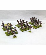 (6) Painted Napoleonic Firing Rifle Infantry Groups 15MM Miniatures - €29,98 EUR