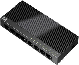 ST3108C 8 Port 10 100Mbps Fast Ethernet Switch Desktop Ethernet Splitter... - £22.22 GBP