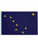 3 x 5 ft Alaska State Flag by Arctic Circle Enterprises - New in sealed ... - $16.05