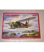 ICM 1/72 72074 I-153 &quot;Chaika&quot; WWII Soviet Biplane Figher Airplane Model Kit - £15.68 GBP