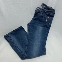 Justice Bootcut Jeans Girls 10R Distressed Faded Blue Denim Medium Wash Denim - £9.41 GBP