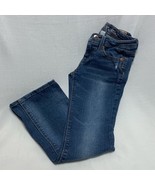 Justice Bootcut Jeans Girls 10R Distressed Faded Blue Denim Medium Wash ... - £9.38 GBP