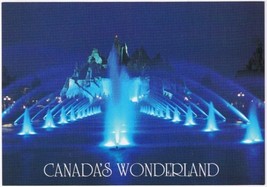 Postcard Canada&#39;s Wonderland Wonder Mountain Royal Fountain Toronto Ontario - £3.08 GBP