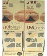 Kiss Gel Dress Full French Strips Sweet Melody 2 Boxes - £4.62 GBP