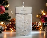Waterford Fine Linens Luxury Tree Skirt NEW 54&quot; White/Gold Winter Scroll... - $43.55