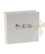 Bambino by Juliana Baby Shower Photo Album, 50 Pages, White - £18.87 GBP