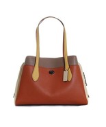 New COACH Women&#39;s Lora Colorblock Carryall Bag Ginger Multi - £269.70 GBP