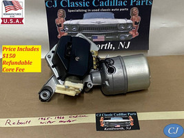 REBUILT 1965-1966 CADILLAC WINDSHIELD WIPER MOTOR With NEW WASHER PUMP - $692.99