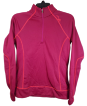 Spyder Women&#39;s Therma Longsleeve Peach Shirt, Wild/Bryte Pink, Size 4 - £27.37 GBP