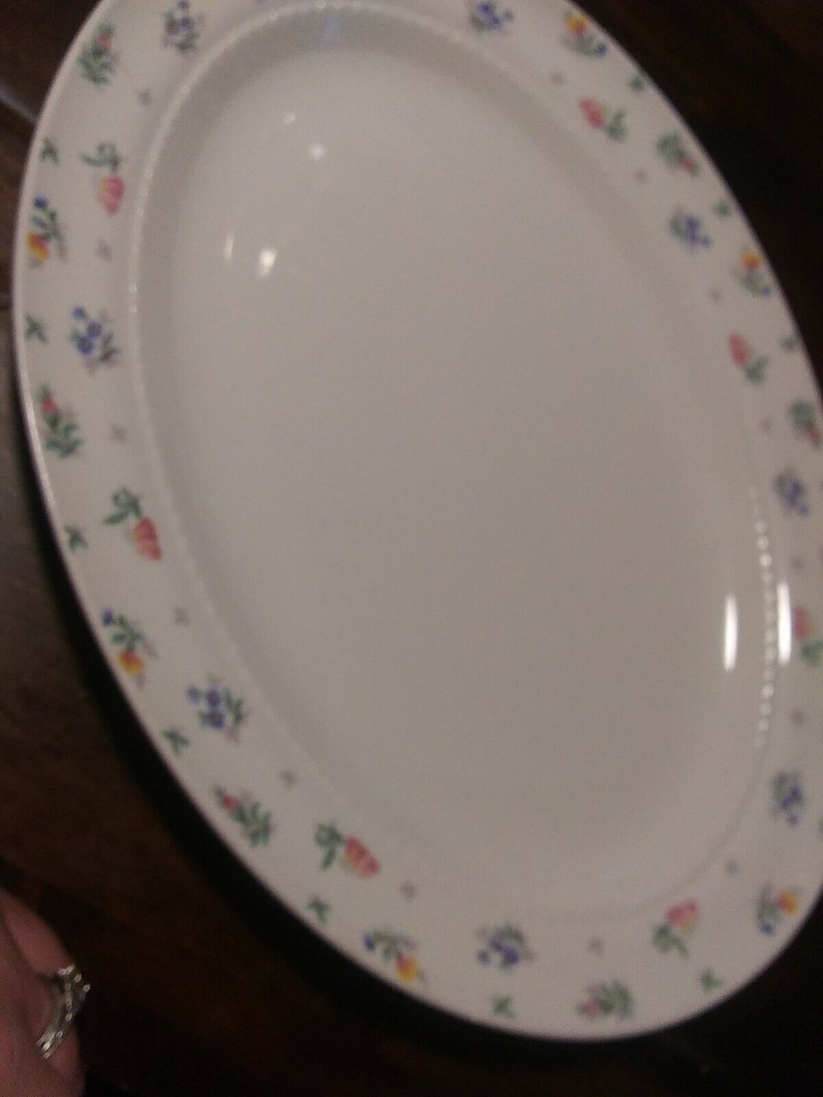 MONTICELLO SERVING PLATTER BY HARMONY HOUSE 10.5&quot; L x10&quot; W - $5.36