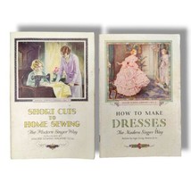 Singer Sewing Library 1930s Short Cuts To Home Sewing + How To Make Dresses  - £14.85 GBP