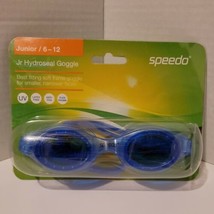 Speedo Jr Hydroseal Classic Flexible Leakproof Blue Swim Goggle Junior A... - $7.66
