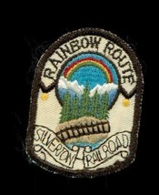 Vintage Embroidery Train Patch Rainbow Route Silverton Railroad Oregon - £15.00 GBP