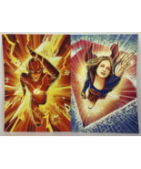 Lot of 2 SUPERGIRL  /  FLASH Dc Comics CW COMIC CON EXCLUSIVE PROMO Post... - $20.78