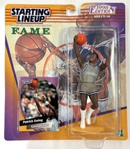 Patrick Ewing 1998 Starting Lineup FAME Action Figure &amp; Card College Georgetown - £15.01 GBP