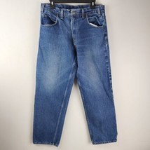 Vtg Prison Blues PRSN BLU Made by Inmates Denim Jeans Size 36x32 (Actual... - £20.96 GBP