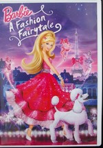 DVD Barbie A Fashion Fairytale Princess Poodle Paris Fairies - £11.78 GBP