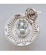 925 STERLING SILVER KUMKUM CHIMIZH TRADITIONAL SINDOOR BOX, WEDDING GIFT... - $2,370.49 MXN