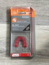 Shock Doctor Gel Max Mouth Guard Convertible Strap/Strapless NEW (Youth 10-) Red - £4.70 GBP
