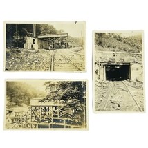 OOAK Antique Photo Lot 1910&#39;s Perry County Ky Coneva Coal Mine Tipple Entrance - £15.16 GBP