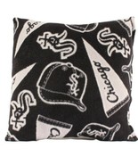 Chicago White Sox Handmade Pillow 14 X 14 Man Cave Sports Den Fleece NEW - $15.88