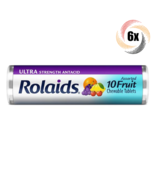 6x Rolls Rolaids Ultra Strength Antacid Fruit Chewable Tablets | 10 Per ... - €13,93 EUR