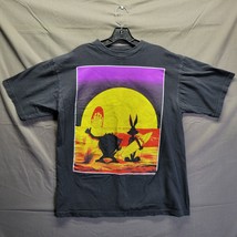 Vintage Looney Tunes T-Shirt Bugs &amp; Taz Surf Graphic Sz Large Rare HTF - £69.73 GBP