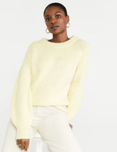 Women&#39;s Ann Taylor L/S Yellow Drop Shoulder Sweater Sz Medium - £27.45 GBP