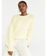 Women&#39;s Ann Taylor L/S Yellow Drop Shoulder Sweater Sz Medium - £27.60 GBP