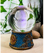 Ebros Freemasonry Illuminati Masonic Square and Compasses LED Glass Ball... - $50.59 CAD