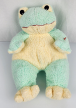 Ty Baby “FrogBaby” the Green &amp; Yellow Frog Plush Toy 1999 Rattle Pluffie - $29.69