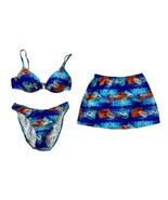 Venus Vintage Swim Wear Bundle Lot Top C 3 Pc Bottom M Moderate Skirt S  - $116.25 CAD