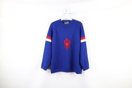 Vintage 70s Streetwear Mens M Heavyweight Wool Knit Austria Coat of Arms Sweater - £52.57 GBP