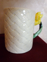F.T.D White with Yellow Flower Ceramic Mug (#2812).  - £16.50 GBP