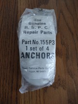 R.S.P.C. Part No. 155P3 Anchors Set Of 1pk Of 2ea(Not 4)Brand New-SHIPS ... - £34.34 GBP