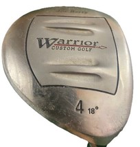 Warrior Golf 4 Wood 18* Men&#39;s RH +1&quot; Regular Flex Graphite 43&quot; New Jumbo Grip - £22.72 GBP