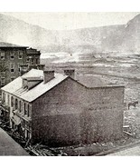 Path Of The Flood Ruins 1889 Johnstown Flood Victorian Print Pennsylvani... - $35.07 CAD
